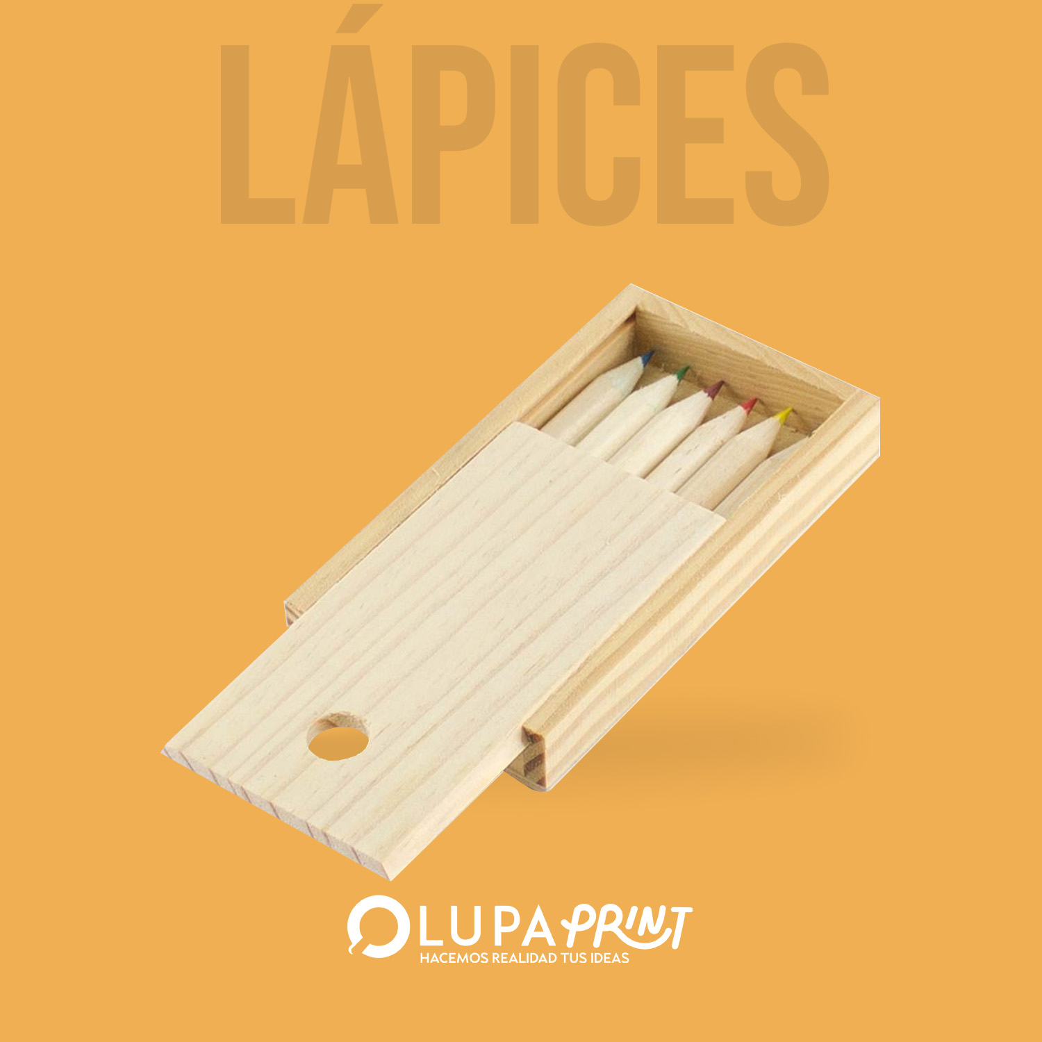Set Lápices Colores Madera