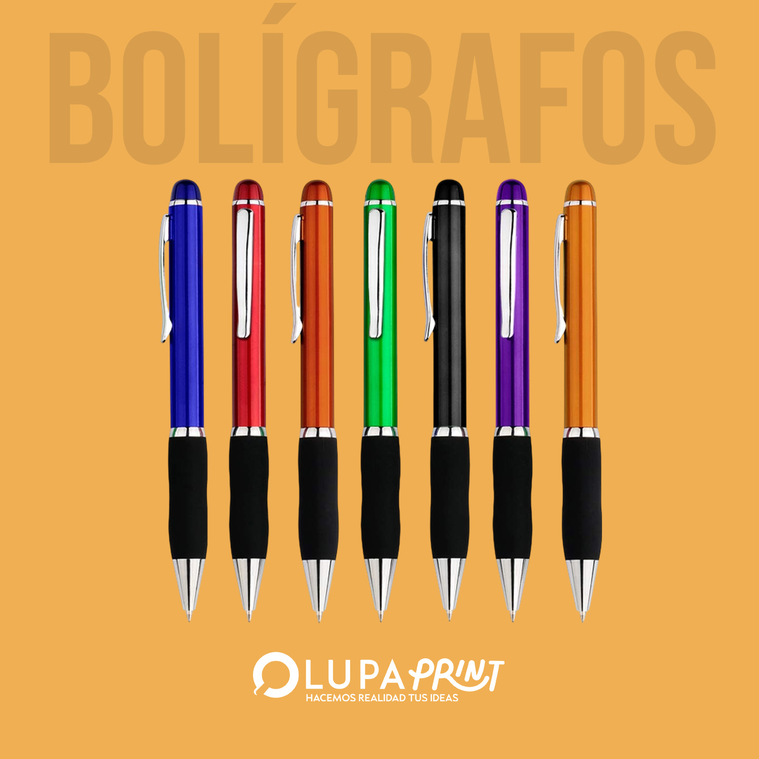Bolígrafo Plástiuco Qasar Color