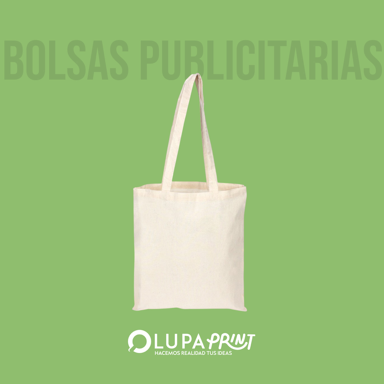 Bolsa de PolyCotton BETTER WORLD 38 x 43 cm