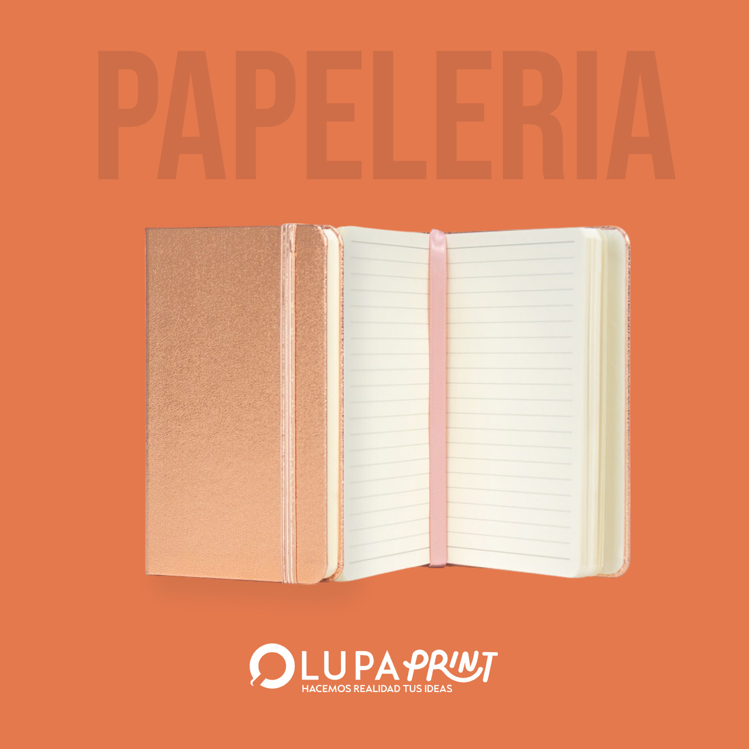 Libreta Tapa Dura Encobrizada