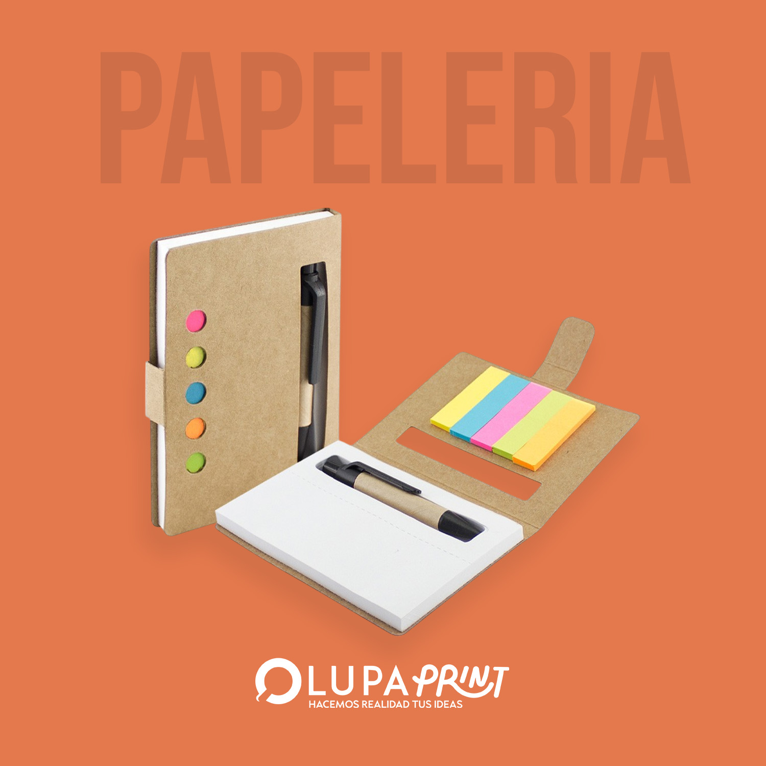 Memo Set Ecológico con Bolígrafo