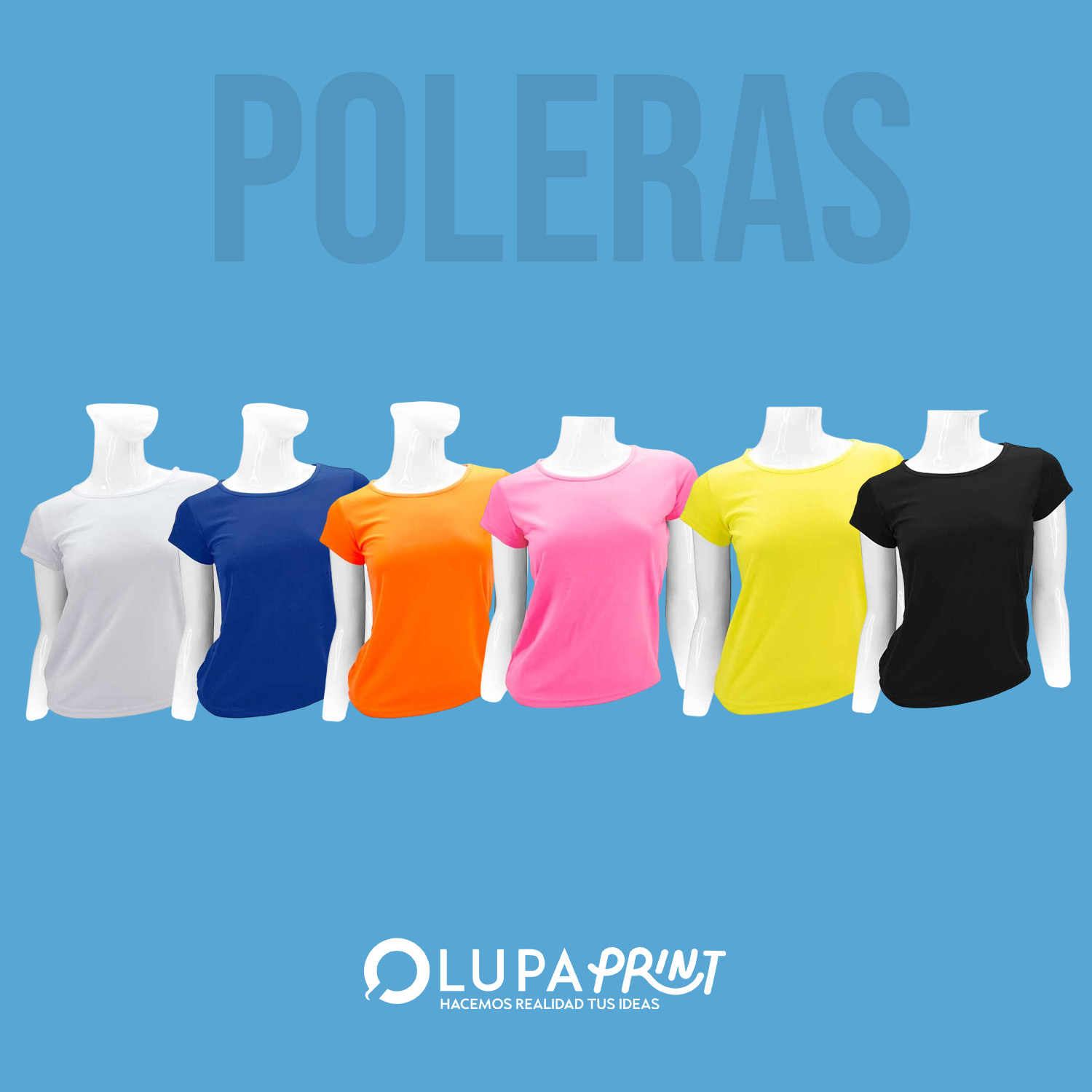 Polera Manga Corta Poliéster Mujer