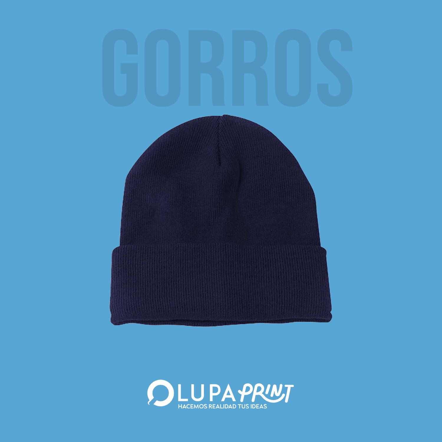 Gorro de Lana con Doblez