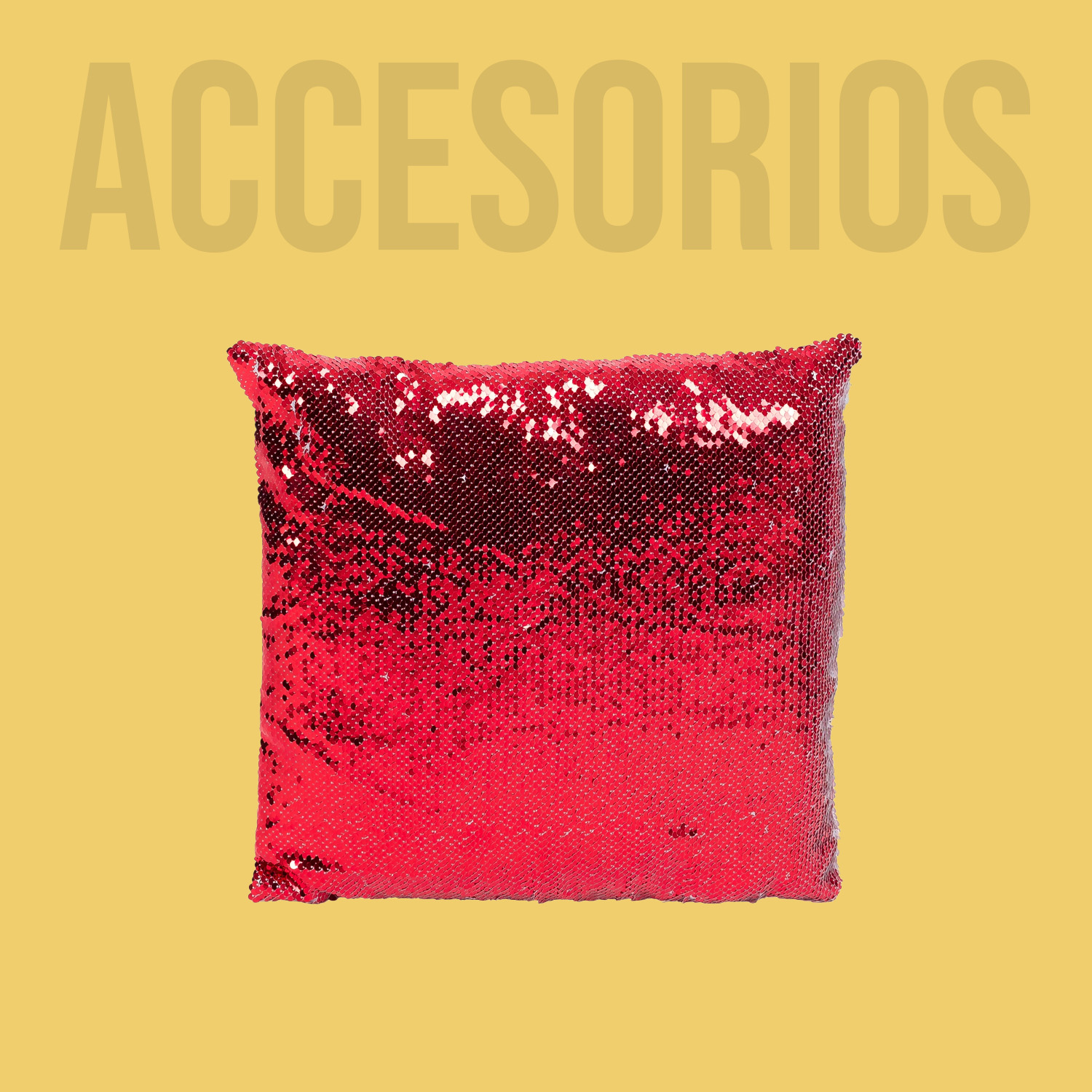 Funda Cojín con Lentejuelas Sublimable